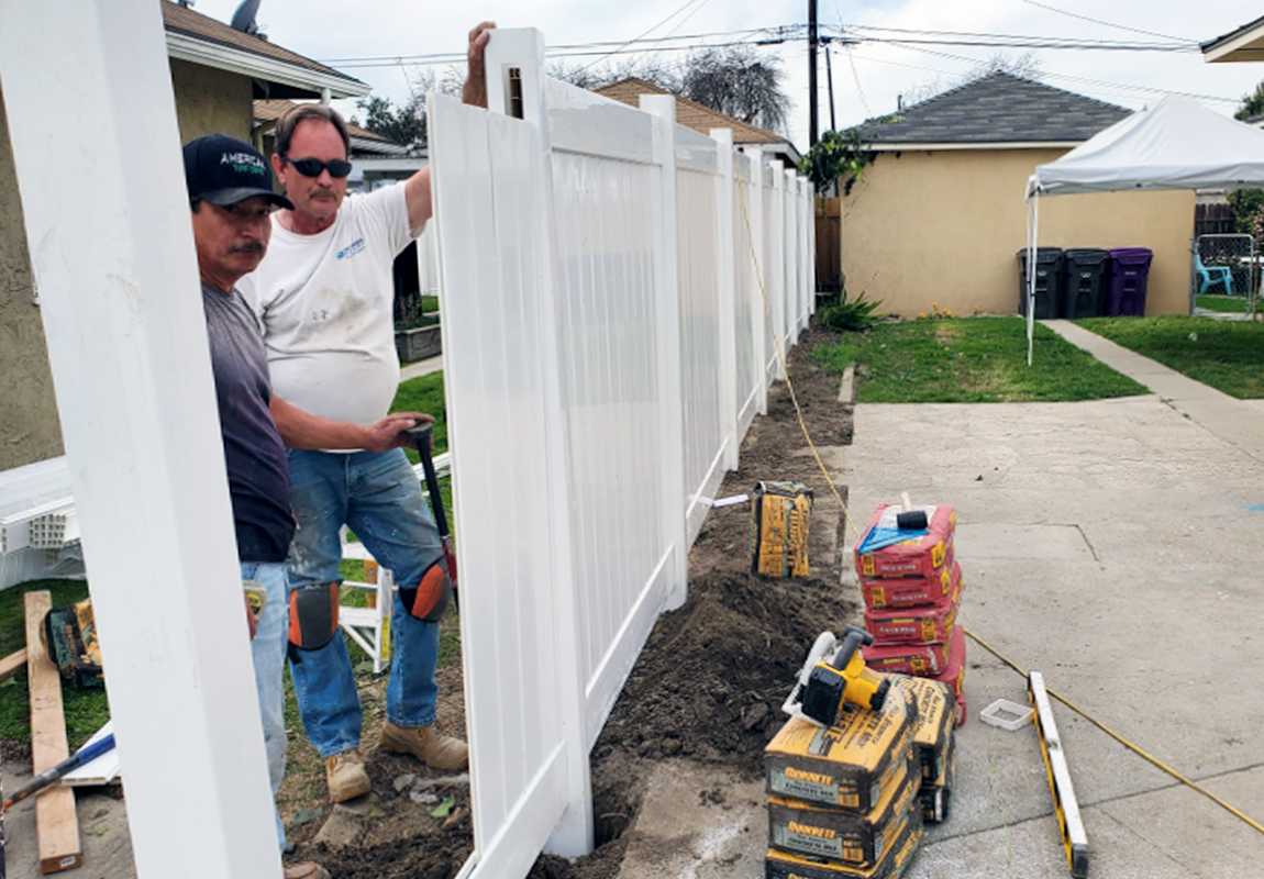 Vinyl Fence Installers Orange County