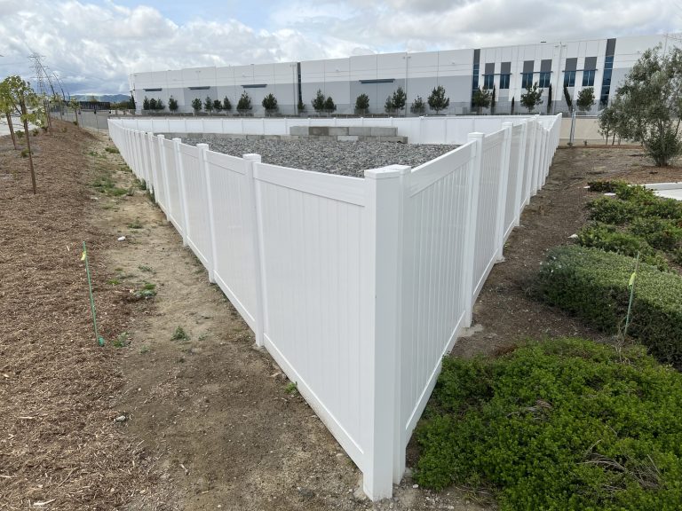 Low-Maintenance Vinyl Fence